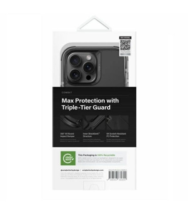 Etui Uniq Combat Magclick iPhone 16 Pro Max 6.9" – Carbon Black