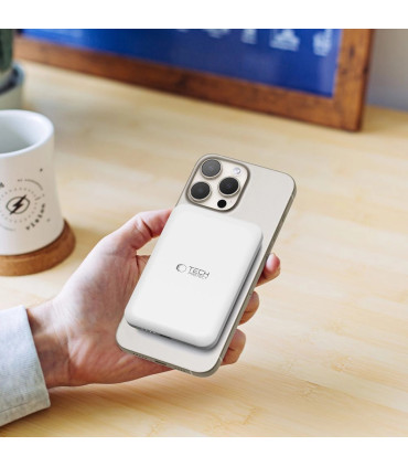 Powerbank Tech-Protect LifeMag PB10 5000mAh 15W MagSafe – Biały