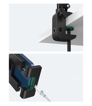 Ugreen Uchwyt Statyw Składane Ramię na Biurko – Czarny/Szary