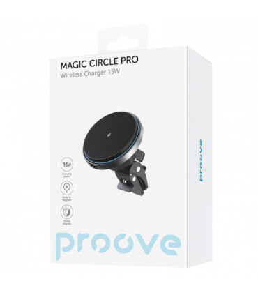 Uchwyt Samochodowy z Ładowarką Proove Magic Circle Pro 15W – Szybkie Ładowanie