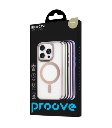 Etui Proove Blur z Magnesem | iPhone 15 – Tytanowe