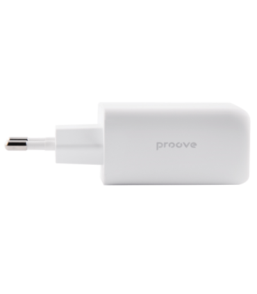 Ładowarka Proove Silicon Power 45W Plus – USB-C i USB, Biała