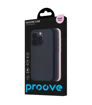 Etui Proove Silicone z Magnesem iPhone 15 Pro – Jasnoróżowe