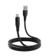 Kabel Proove USB-Lightning 2.4A – Silikon, Czarny, 1m