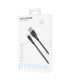 Kabel Proove USB-Lightning 2.4A – Silikon, Czarny, 1m