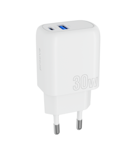 Ładowarka Proove Silicon Power 30W Plus (Type-C + USB) Biała