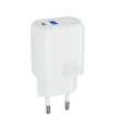 Ładowarka Proove Silicon Power White | 30W Plus (Type-C + USB)