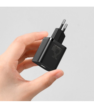 Ładowarka Baseus Super Si 25W QC3.0 + Kabel USB-C | Szybkie Ładowanie