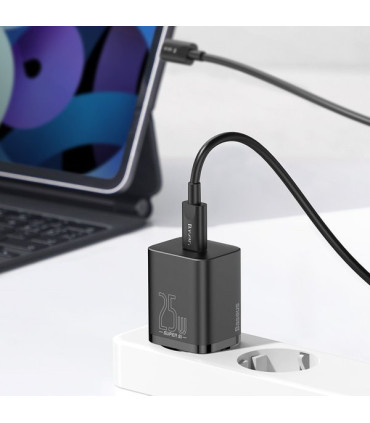 Ładowarka Baseus Super Si 25W QC3.0 + Kabel USB-C | Szybkie Ładowanie