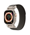 Pasek Apple Watch 42-49 mm Nylon | Black/Orange