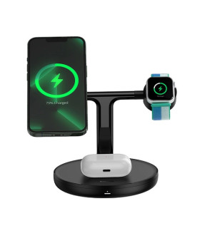 Ładowarka indukcyjna Baseus Swan – iPhone, Apple Watch i AirPods