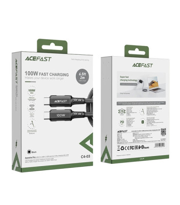 Acefast Kabel Typ C-Typ C 2m 100W 20V/3A C4-03