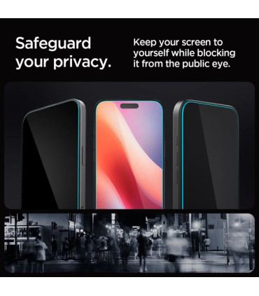 Szkło Ochronne Spigen Glas.tR EZ Fit Privacy iPhone 16 Pro Max