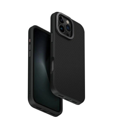 Etui UNIQ Keva Max iPhone 16 Pro Max – Czarne, MagSafe