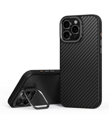 Etui UNIQ Keva Max iPhone 16 Pro Max – Czarne, MagSafe