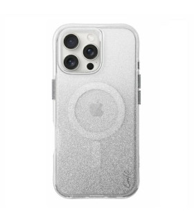 Etui UNIQ Coehl Lumino iPhone 16 Pro Max – Srebrne, MagSafe