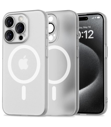 Etui Tech-Protect MagSlim iPhone 15 Pro – Białe, MagSafe