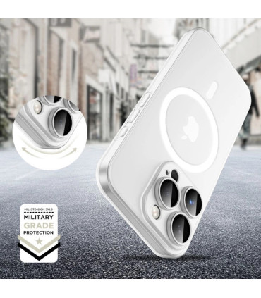 Etui Tech-Protect MagSlim iPhone 15 Pro – Białe, MagSafe