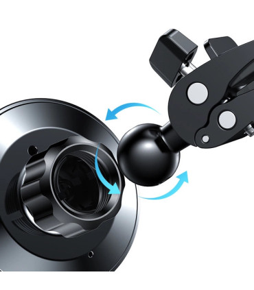 Joyroom Magnetyczny Uchwyt z Ładowarką Qi 15 W – MagSafe, Czarny