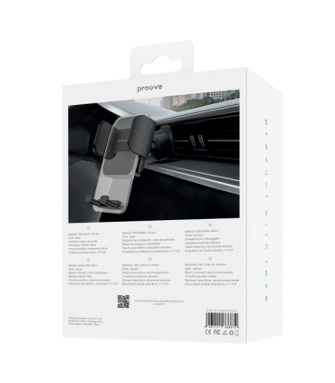 Uchwyt Samochodowy Proove Crystal Clamp Plus – Mocowanie do Kratki