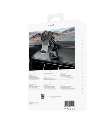 Uchwyt Samochodowy Proove Crystal Clamp Plus – Przyssawka