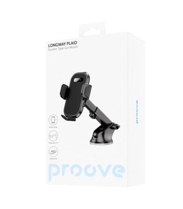 Uchwyt Samochodowy Proove Longway Plaid – Przyssawka, Stabilny i Uniwersalny