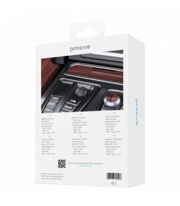 Ładowarka Proove Tiny Power 20W – Type-C + USB, Szybkie Ładowanie