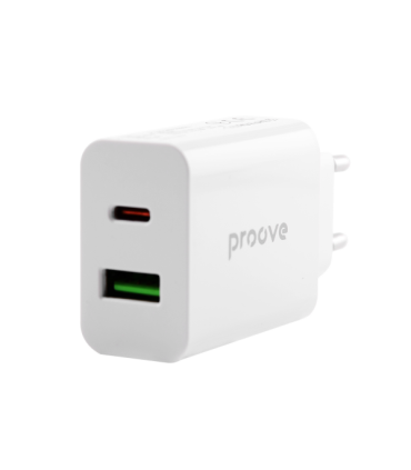 Ładowarka Proove Rapid 30W – Szybkie Ładowanie, USB + Type-C