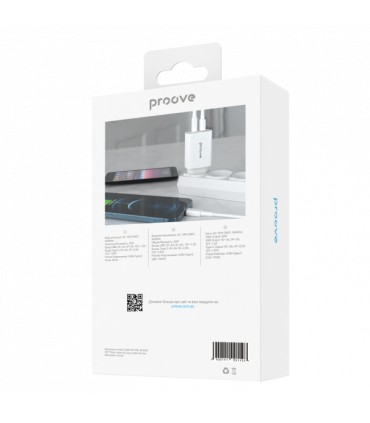 Ładowarka Proove Rapid 30W – Szybkie Ładowanie, USB + Type-C
