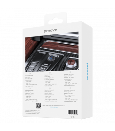 Proove Tiny Power Pro 65W – Ładowarka Type-C + USB