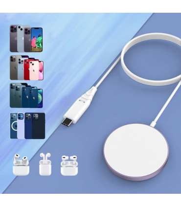 Choetech Ładowarka Indukcyjna 15W USB-C T518-F