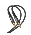 Kabel audio XO Czarny |  Jack 3.5 mm - Jack 3.5 mm