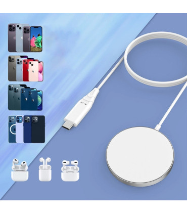 Choetech Ładowarka Indukcyjna 15W USB-C T518-F