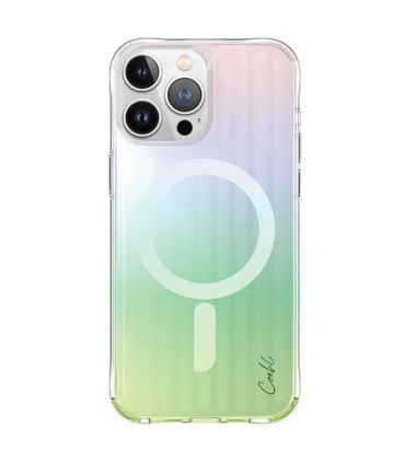 Etui UNIQ Coehl Linear iPhone 15 Pro Max – Opalizujące, MagSafe