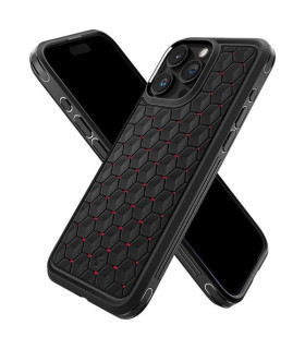 Etui Spigen Cryo Armor iPhone 15 Pro Max – Czarno-Czerwone