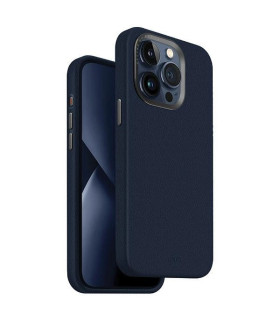 Etui UNIQ Lino Hue iPhone 15 Pro Max – Pomarańczowe, MagSafe