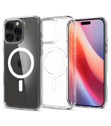 Etui Spigen Ultra Hybrid Mag iPhone 16 Pro – Białe, MagSafe