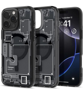 Etui Spigen Ultra Hybrid Mag Zero One iPhone 16 Pro – Ciemnoszare, MagSafe