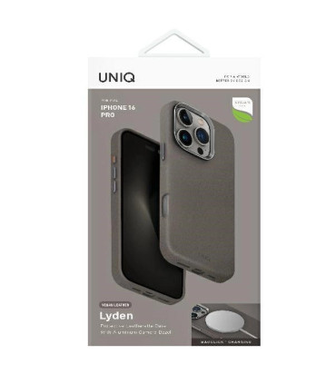 Etui UNIQ Lyden MagSafe iPhone 16 Pro – Szare, Elegancka Ochrona