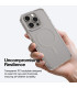 Etui Titan Pro MagSafe iPhone 16 Pro – Przezroczysto-Szary