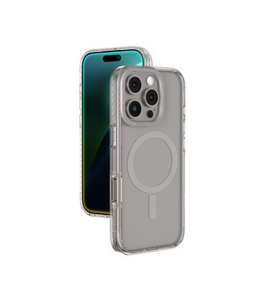 Etui Titan Pro MagSafe iPhone 16 Pro – Przezroczysto-Szary