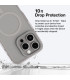 Etui Titan Pro MagSafe iPhone 16 Pro – Przezroczysto-Szary