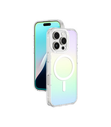 Etui Minimal MagSafe iPhone 16 Pro – Tęczowy Styl