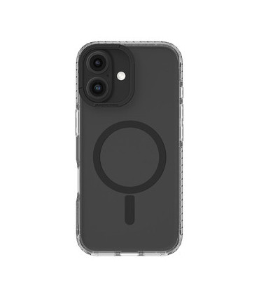 Etui Titan Pro MagSafe iPhone 16 – Przezroczysto-Czarny