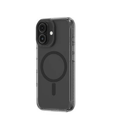 Etui Titan Pro MagSafe iPhone 16 – Przezroczysto-Czarny