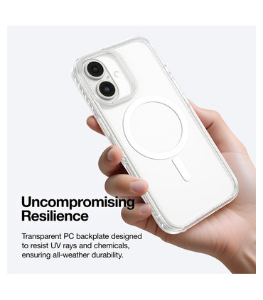 Etui Titan Pro MagSafe iPhone 16 – Przezroczyste i Wytrzymałe
