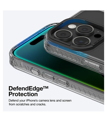 Etui Titan Pro MagSafe iPhone 16 Pro Max – Przezroczysto-Czarny