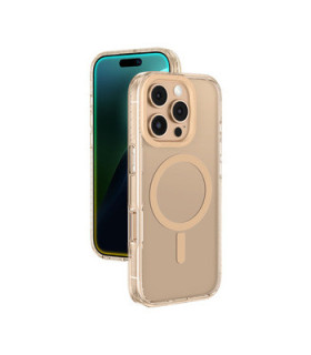 Etui Titan Pro MagSafe iPhone 16 Pro Max – Przezroczysto-Beżowy