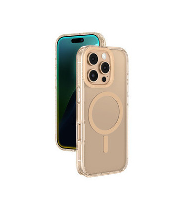 Etui Titan Pro MagSafe iPhone 16 Pro Max – Przezroczysto-Beżowy