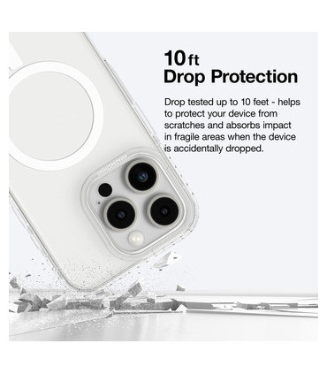 Etui Minimal MagSafe iPhone 16 Pro Max – Przezroczyste i Stylowe